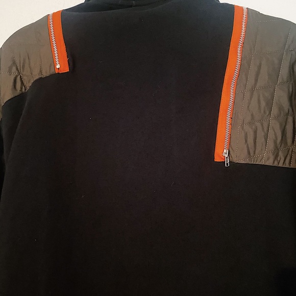 Zara utility jacket black green and orange women’s size medium - Picture 10 of 10